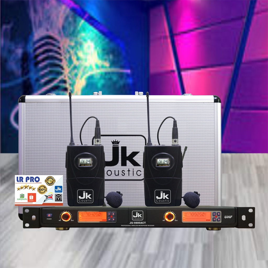 Microphone wirelles Jk coustic JU 9880 ACT CC ( Mic Bodi Pack )