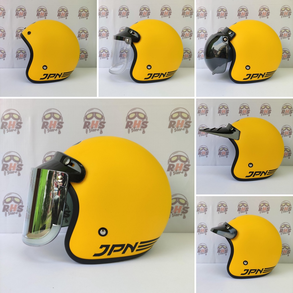 Helm JPN Bogo Arc Original - Kuning Doff