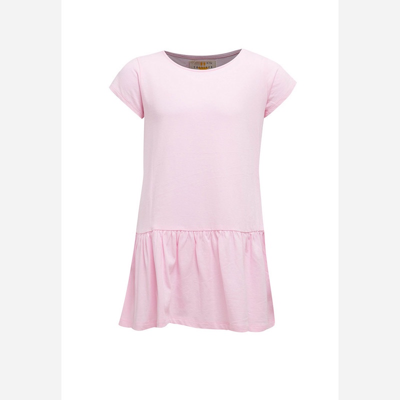 Tolliver Ruffled Cotton Dress Anak Perempuan
