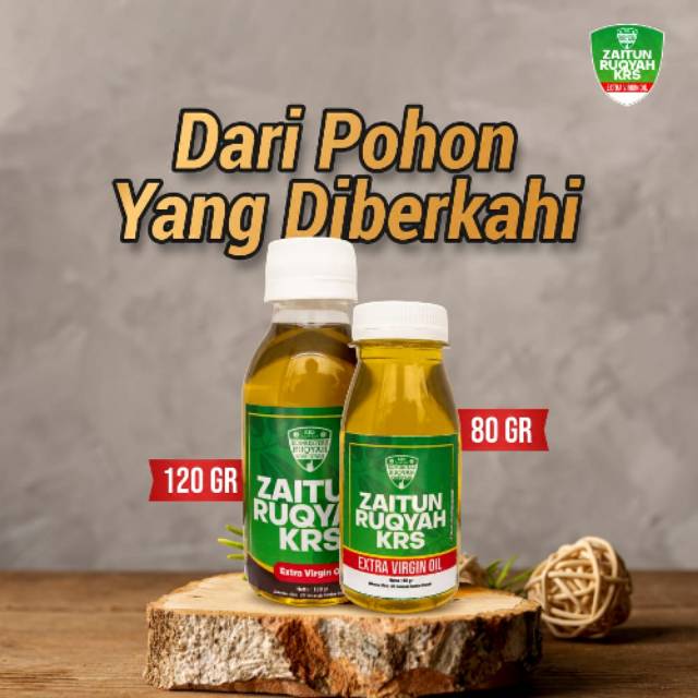 MINYAK ZAITUN RUQYAH KRS 80 GRAM & 120 GRAM #HerbalMandiri #KRS #Diaptensi #Olivium #Dimadu #Dilemon