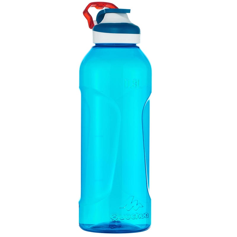 QUECHUA Botol Air Plastik Tritan 0.8L Fast Opening Hiking Camping Trekking