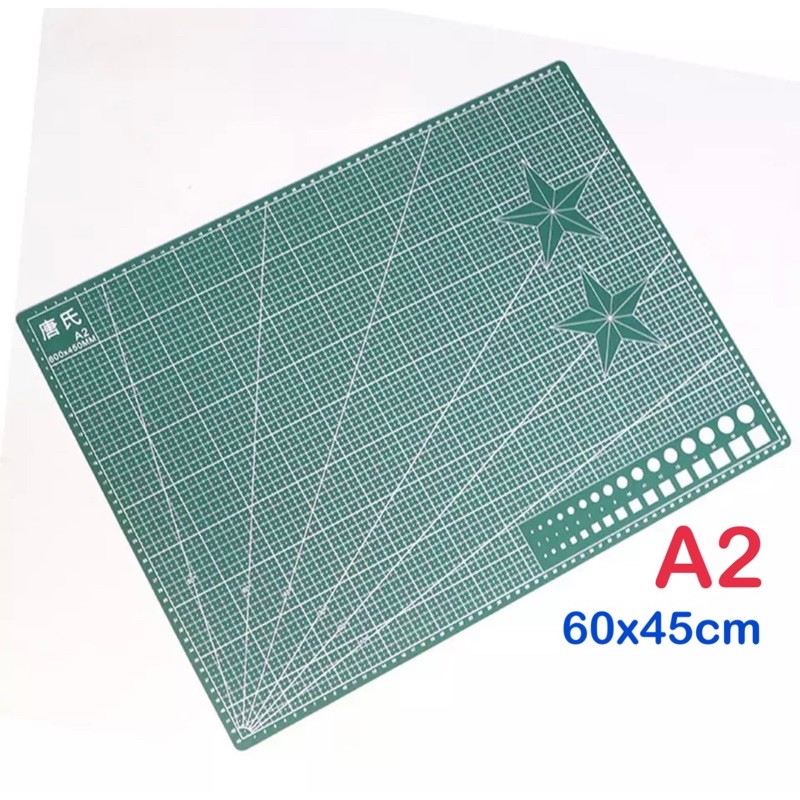 

A2 PVC Cutting Mat Cutting Pad Board Double sided DIY Tool Cutting Board Papan Potong Kulit