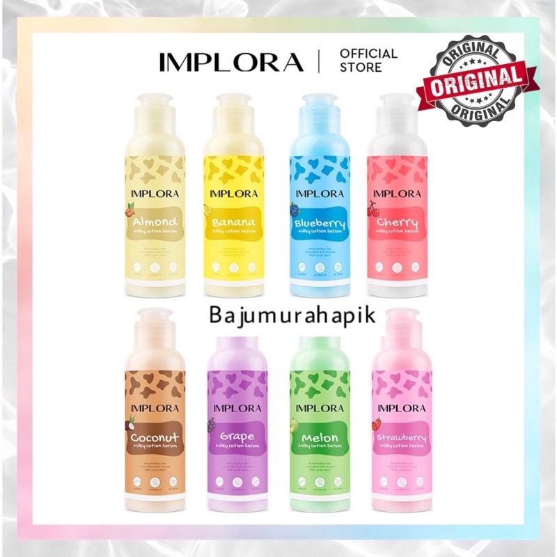 Implora Milky Lotion Serum 60ml 100ml