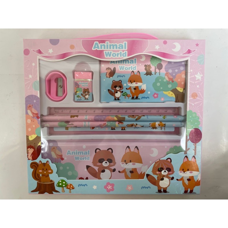

stationery set fox