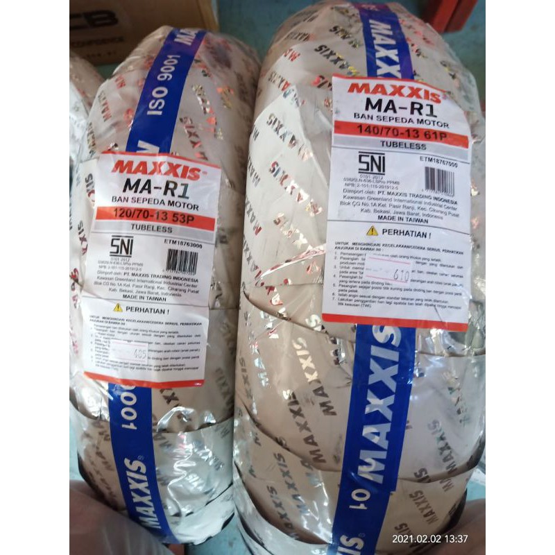 Paket Ban Maxxis MA R1 Nmax 120/70-13 & 140/70-13