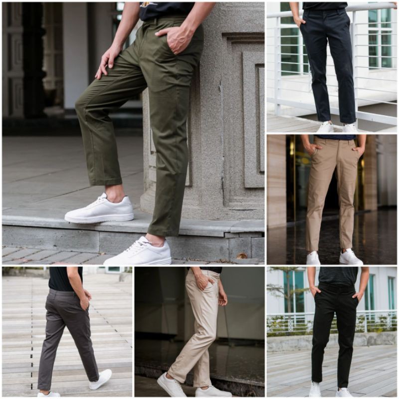 CELANA LIVEHAF TIB CHINO LONG PANTS ORIGINAL BERKUALITAS