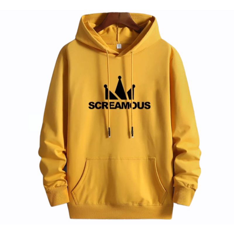 Cod ( BAYAR DITEMPAT ) SCREAMOUS HODDIE JUMBO UNISEX - SWEATER HODDIE SCREAMOUS FLECE PREMIUM TEBAL