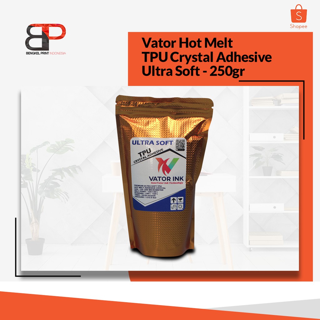 HOTMELT POWDER VATOR TPU ULTRA SOFT DTF 250gr | LEM SABLON DTF / PLATISOL