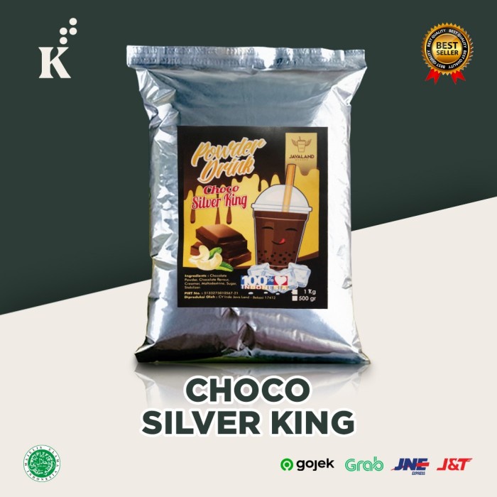 

BUBUK MINUMAN BUBBLE POWDER DRINK CHOCO SILVER KING ORIGINAL JAVALAND