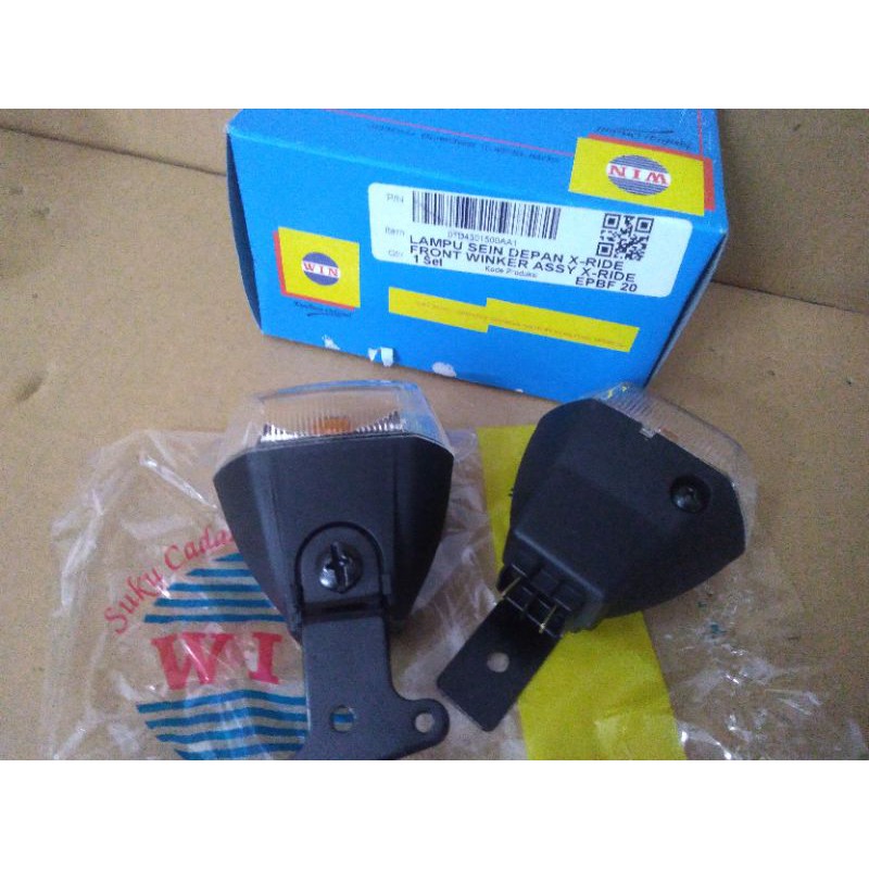 Lampu sen riting depan x ride