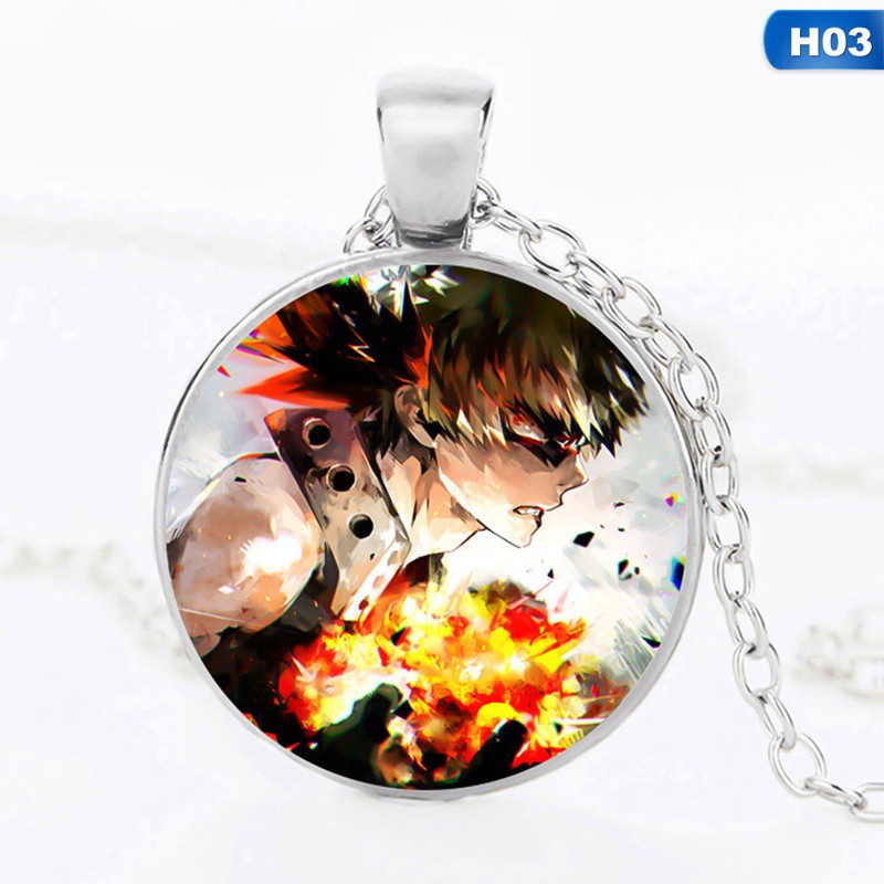 Fancyqube Anime Boku No My Hero Academia Necklace Pendant Girls Anime Jewelry Cosplay Gift