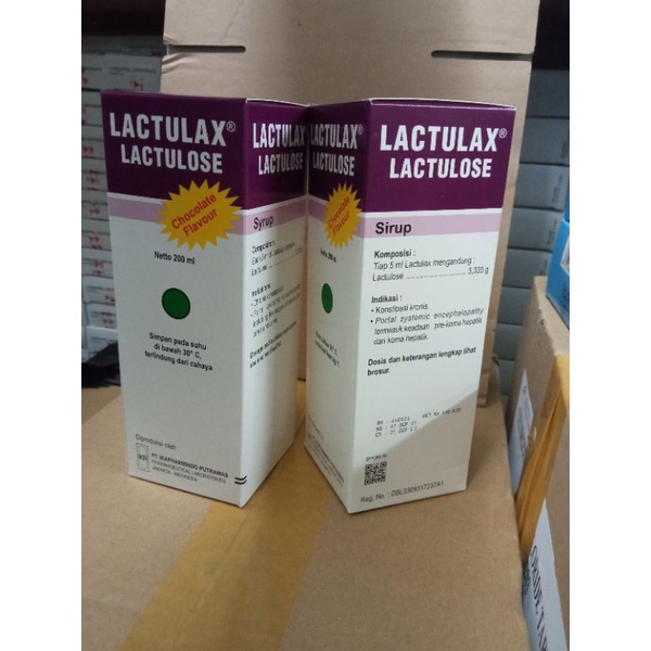 Lactulax syrup 200ml Rasa Coklat