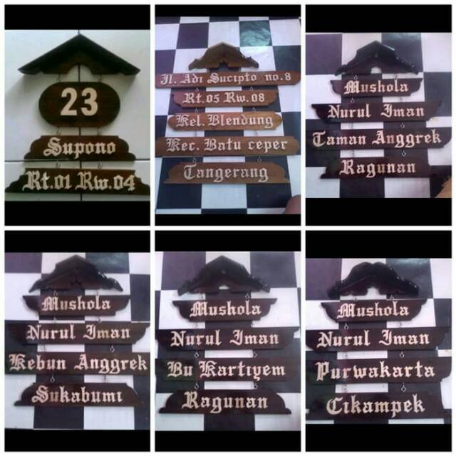 

Papan nama dekorasi Hiasan dinding dan buat Papan alamat tempat tinggal