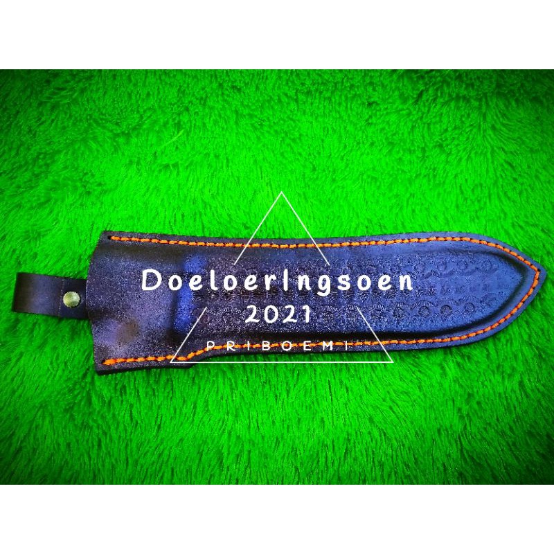 Sarung Pisau Import Kulit Asli 100% (Bullnose Tramontina)