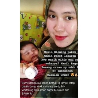 Image of thu nhỏ MH skin whitening/member resmi/cream pemutih flek dan jerawat/bpom/cod #1