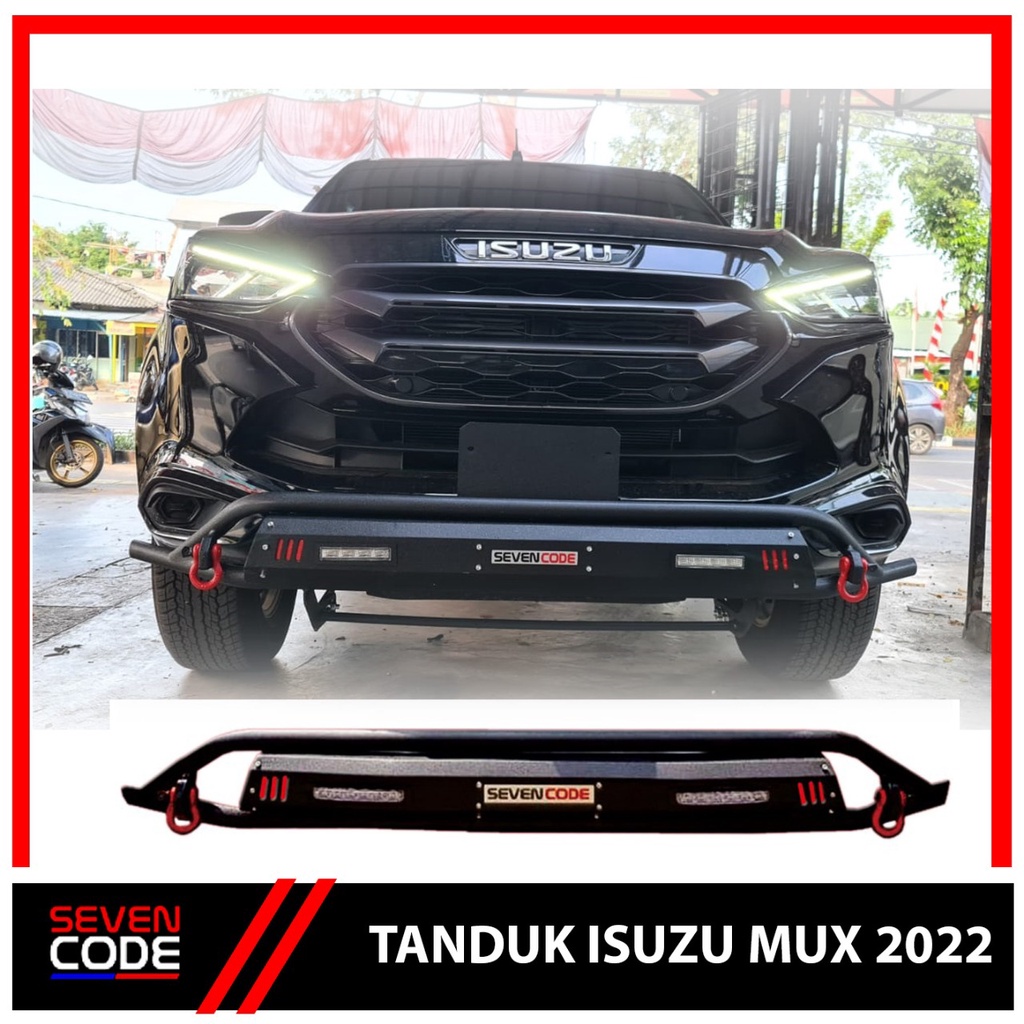 TANDUK DEPAN ISUZU MUX COBRA BESI BUMPER DEPAN ISUZU MUX COBRA BESI SEVENCODE