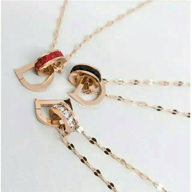 Kalung Titanium Rantai Ulir Diyor # KL-169