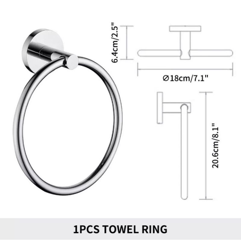 Towl Ring stainless sus 304 Gantungan handuk wastafel  Lap