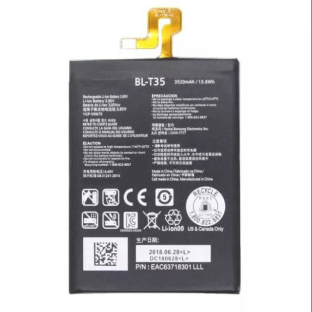 Battery Batre Baterai Mcom LG BL-T35 BLT35 BL T35 Google Pixel 2 XL 3520