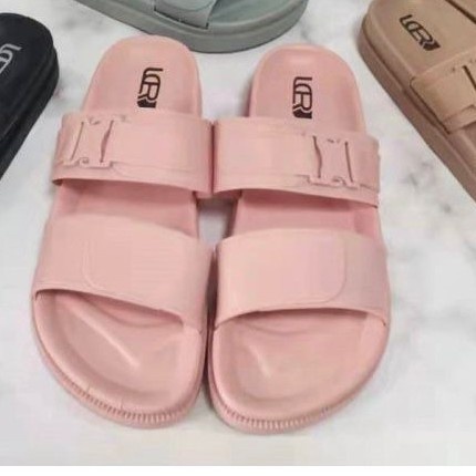 Sandal gesper SLOP wanita Ban 2 lentur impor - Laluna 1988 / sandal karet jelly wanita Ban 2-Pink