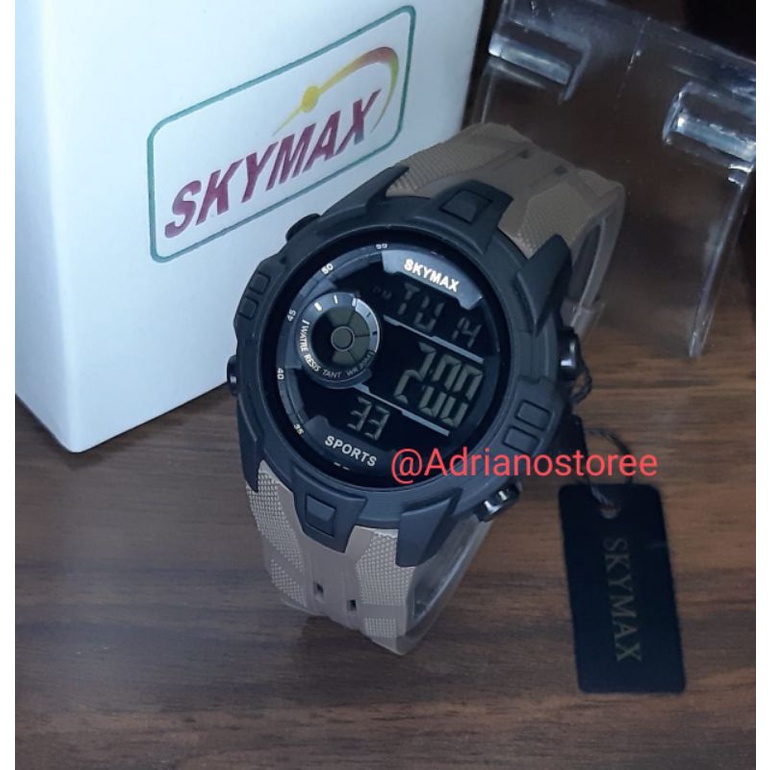 Jam Tangan Pria Skymax 2017 Original Anti Air Standart Militer Waterproof Anti Air 30 Meter