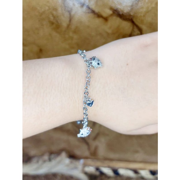 GELANG SILVER TANGAN/GELANG RANTAI SILVER/GELANG PERAK DEWASA