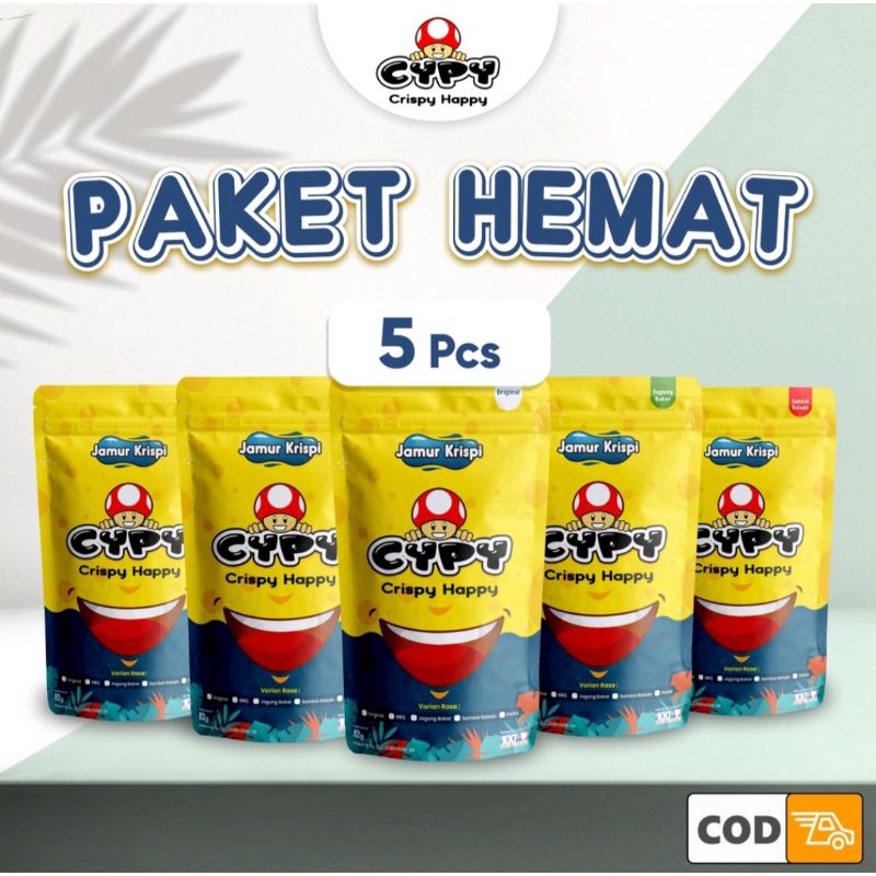 

PAKET HEMAT!!! Cemilan Enak Keripik Jamur Tiram CYPY || Bebas Pilih Rasa