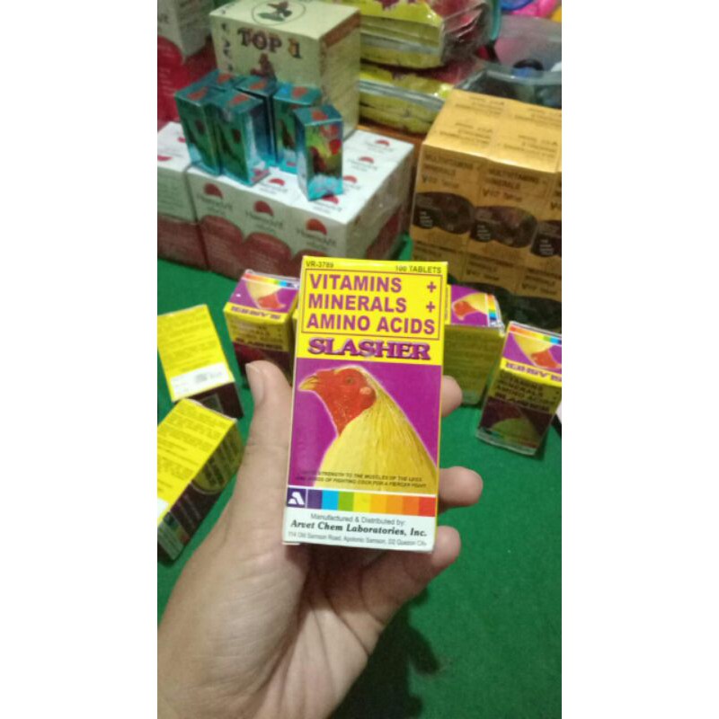 SLASHER / SLESER / VITAMIN AYAM / STAMINA AYAM / OBAT AYAM AGRESIF