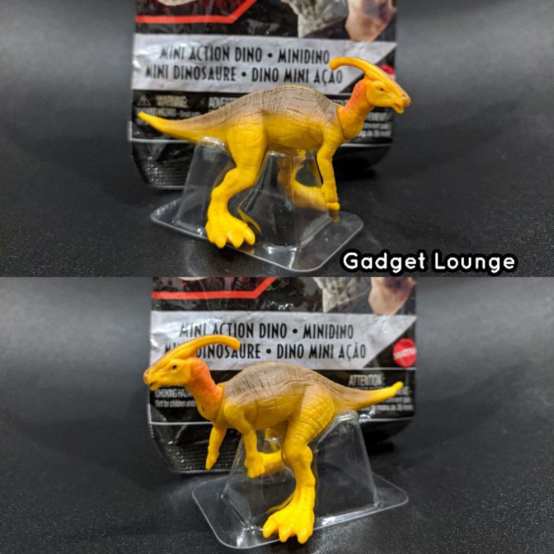 Mattel Jurassic World Mini Action Dino Rivals Dinosaurus : Parasaurolophus