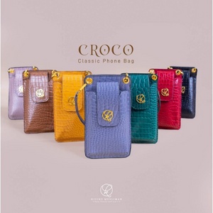 Croco Phone Bag Premium Original Tas Slempang / HP / Mini / SLingbag Handmade Local Garansi Produk b