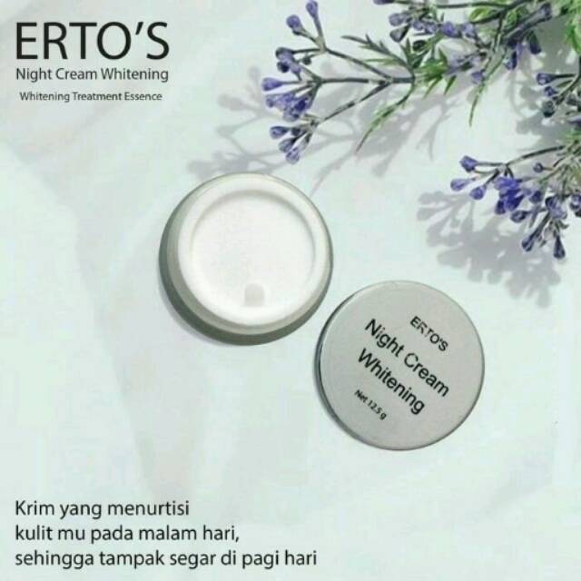 ERTOS DERMO NIGHT CARE  WHITENING / ERTOS NIGHT CREAM WHITENING  ORIGINAL