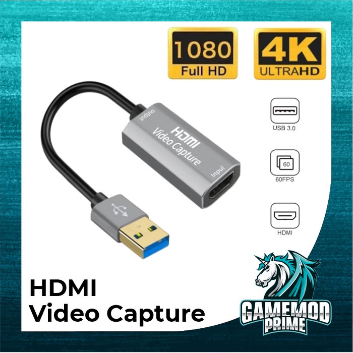 Kabel HDMI Capture Cable Card to USB 3.0 Full HD 1080 4k Ultra HD