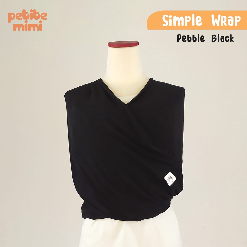 Petite Mimi - Gendongan Bayi Kaos Gendongan Depan - Simple Wrap - SNI