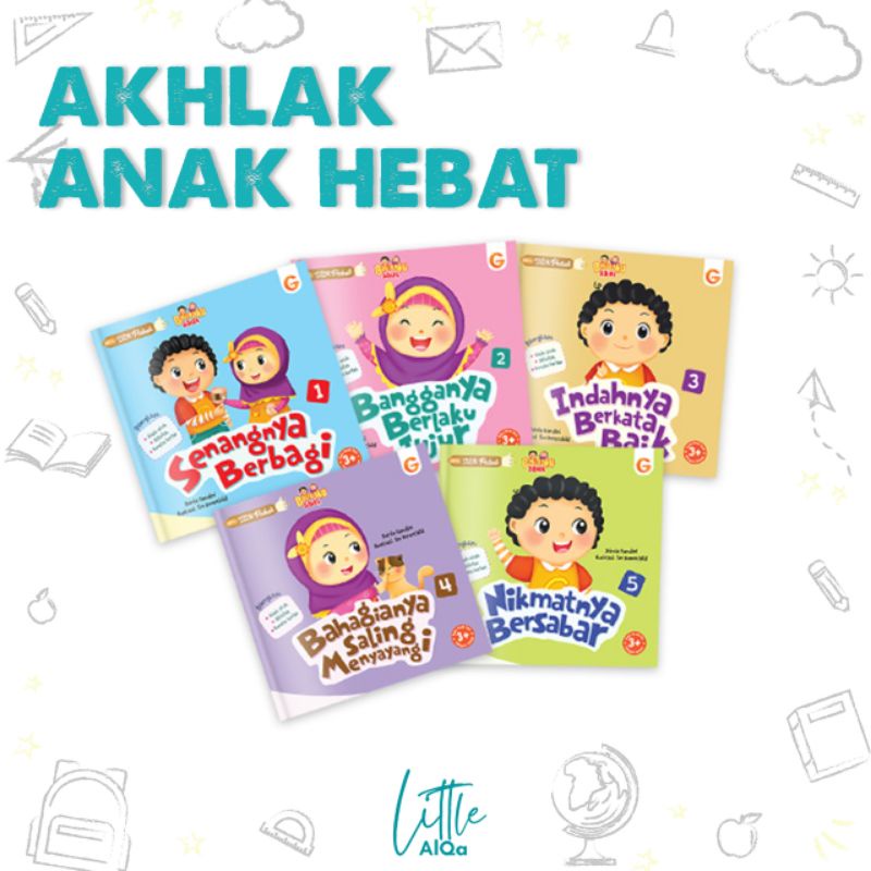 

Set Buku seri Akhlak Anak hebat / Buku anak Muslim