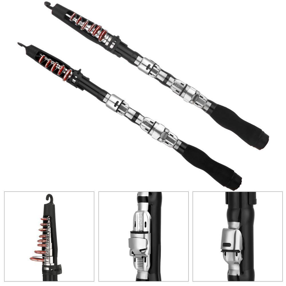 Wonder 1.0-2.1M Joran Pancing Peralatan Portable FRP Joran