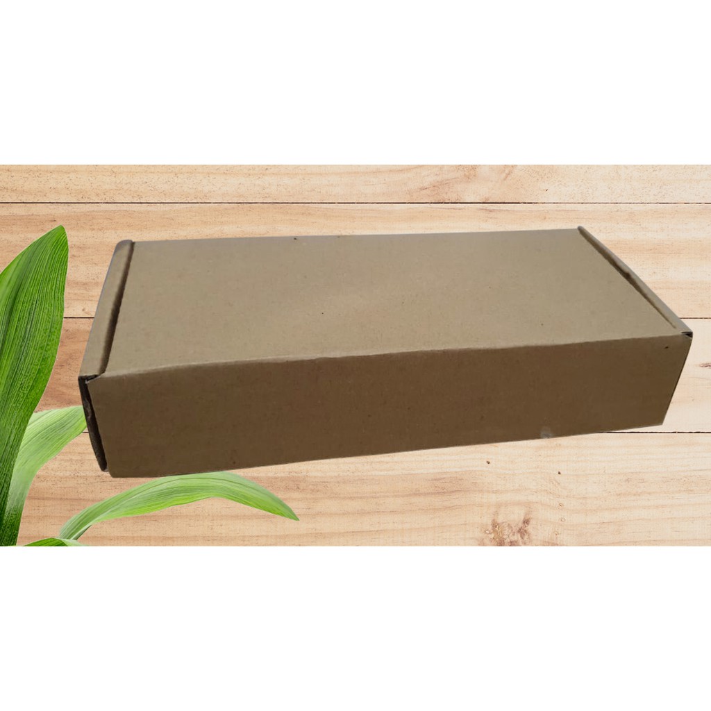 Kardus/Box 22x10x4.5 (Brownis)-Coklat Polos