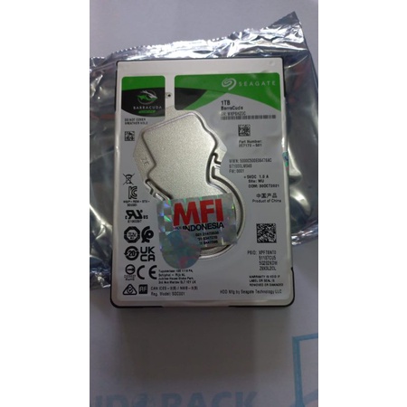 HDD INTERNAL 2.5" SEAGATE BARACUDA 1TB