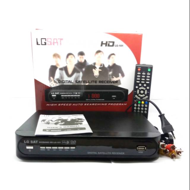 Receiver LGSAT BIGBANG MP4 HD powervu / biss mudah