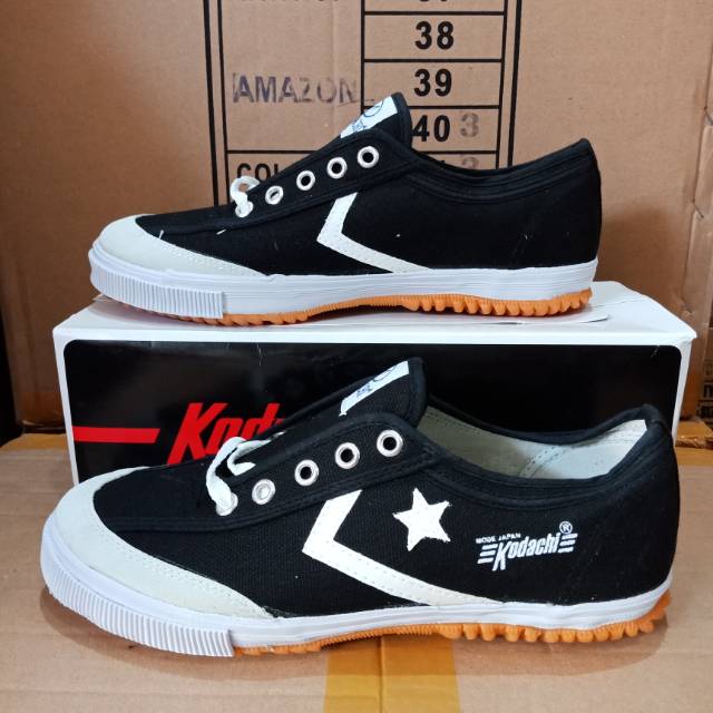 SEPATU KODACHI 9119 BLACK WHITE - KODACHI SHOES