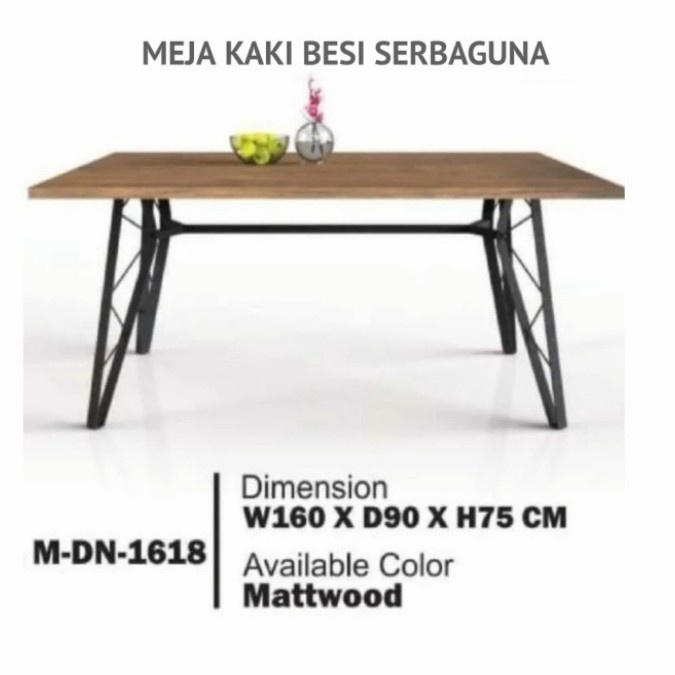 meja kantor meja kaki besi meja expo