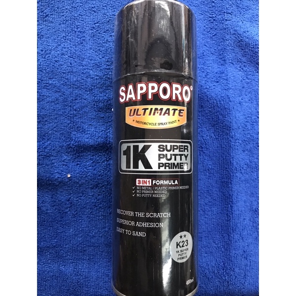 Sapporo Ultimate K23 1k Super Putty Primer 400 ml / Dempul Semprot