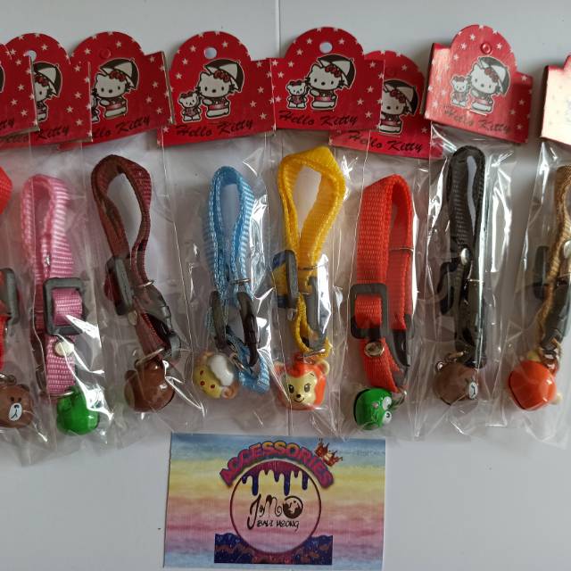 Kalung kucing bandul karakter aksesoris