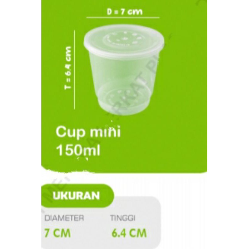 Cup Puding 150ml