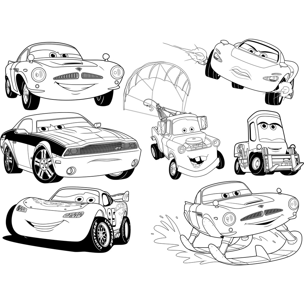 Cars Silhouette Line Art Vector - Coreldraw