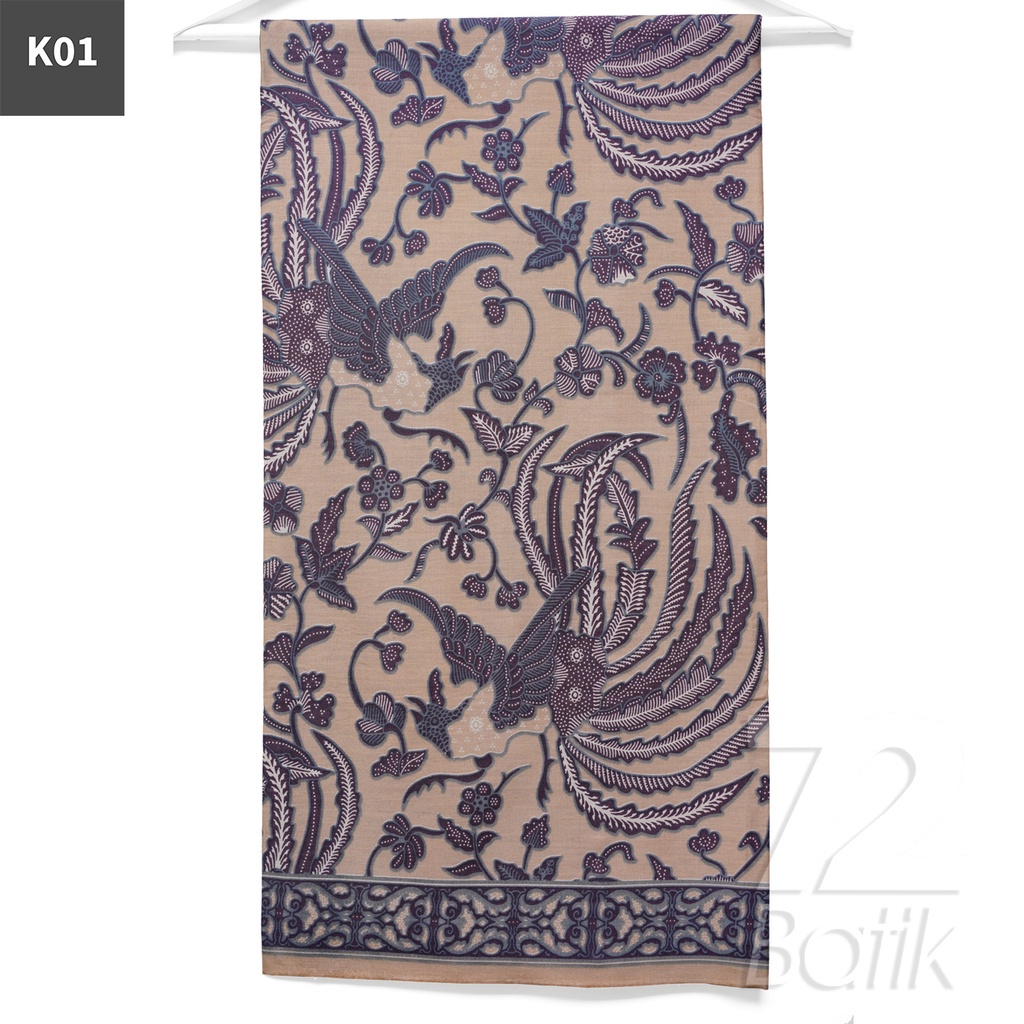 KAIN BATIK PREMIUM Bahan Katun Motif Phoenix Warna Merah Bata 721661 Cap 72 Jarik Jarit Samping Kebat Panjang Batik Katun Modern Premium Bahan Seragam Batik Pernikahan Kantor Keluarga Murah Kamen Jadi Batik Bali Lembaran