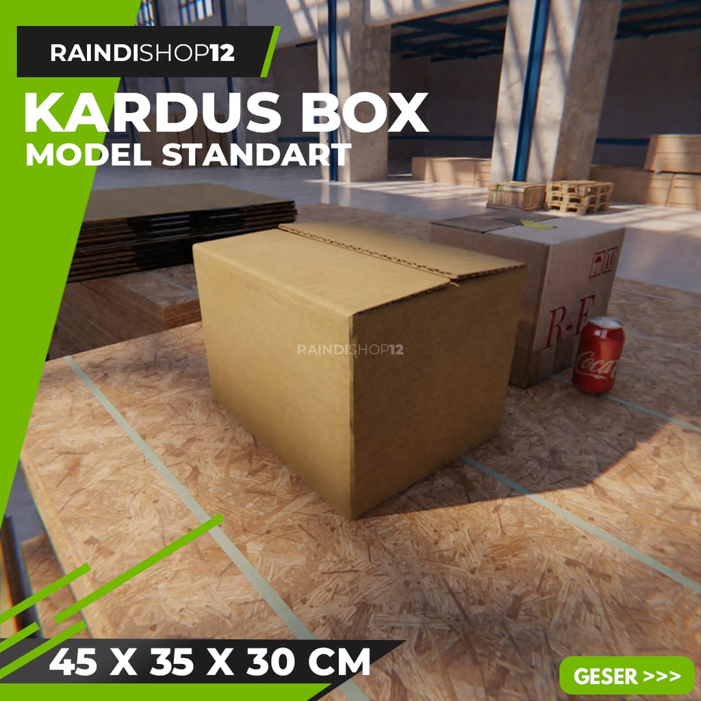 

BOX 45 X 35 X 30 CM KARDUS KOTAK KEMASAN PACKAGING KADO POLOS