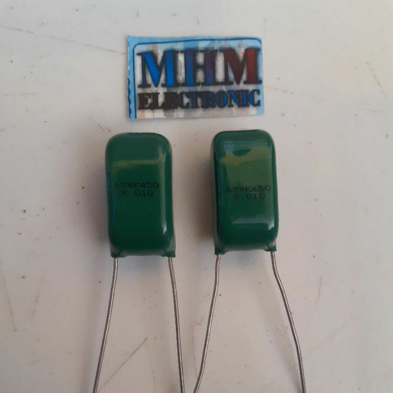Capasitor milar 684k 450v orijinal rubycon