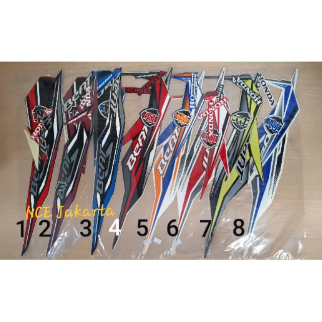 STIKER STRIPING HONDA BEAT 2019