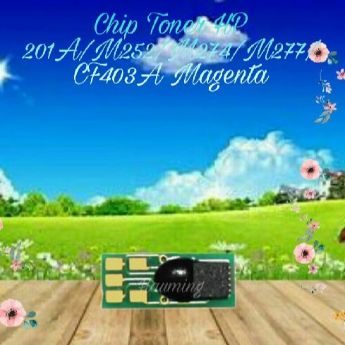 Chip Toner HP 201A M252 M274 M277 M252n M252dw M274n M277n M277dw CF403A Magenta