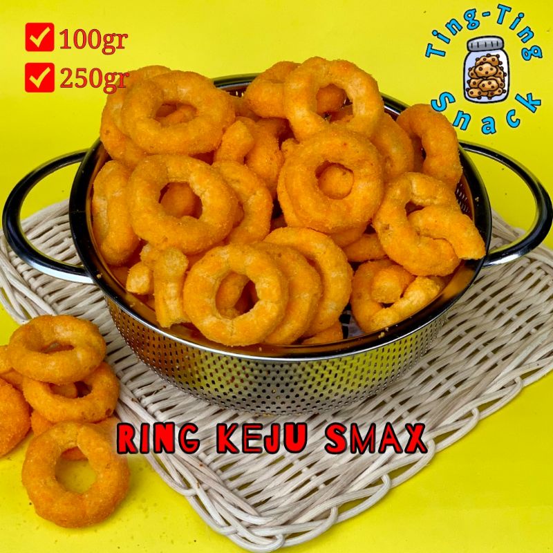 

RING KEJU SMAX 100 GRAM GURIH RENYAH ENAK 100GRAM TINGTING SNACK